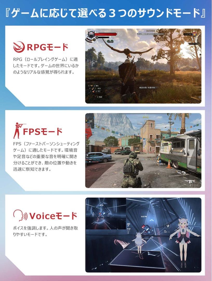 ム*店様 『遊音』ゲーミング ネックスピーカー サラウンド bluetooth5