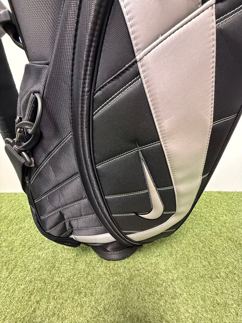 Nike キャディバッグ ブラック グレー ゴルフ ナイキ ケース