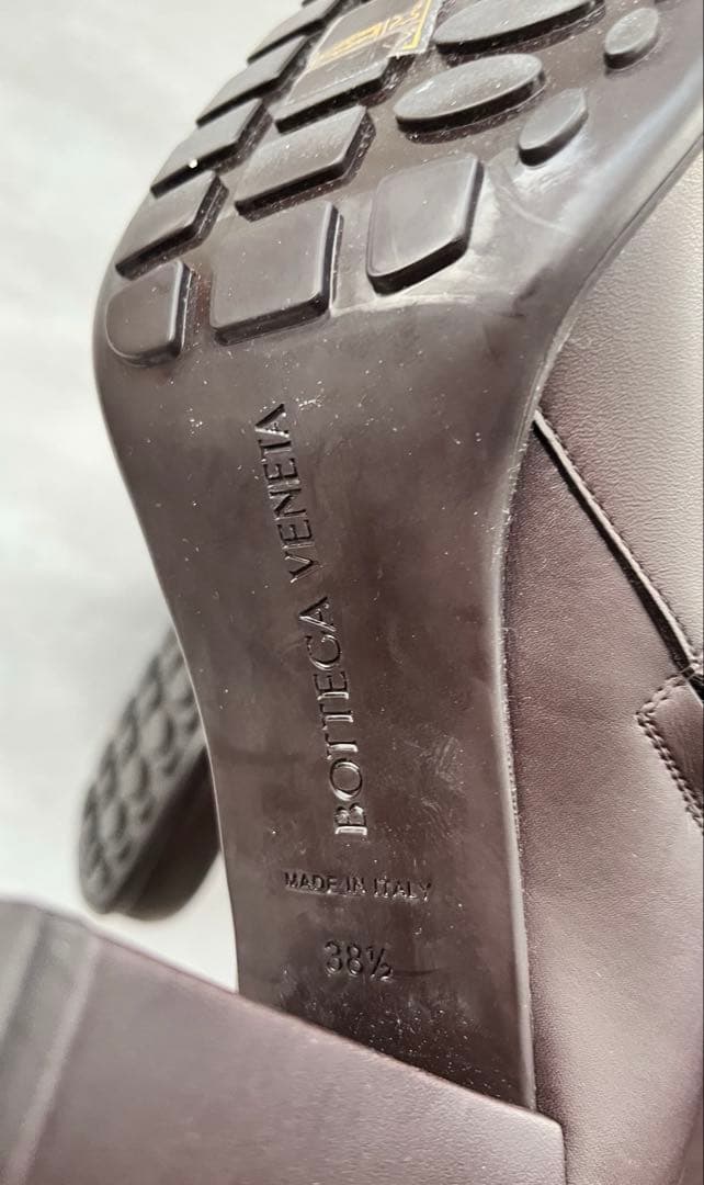 Bottega Veneta ロングブーツ ダークブラウン size:38.5