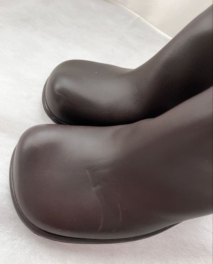 Bottega Veneta ロングブーツ ダークブラウン size:38.5