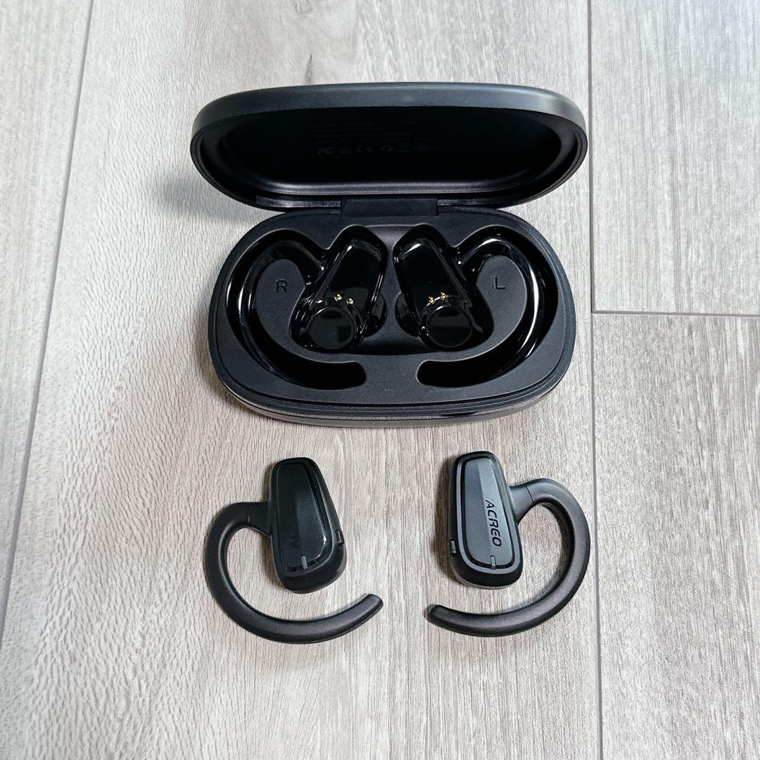 ★[並行輸入品]ACREOAcreo次世代のオープンイヤーヘッドフォン ブラック