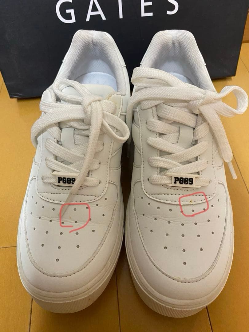 PEARLY GATES パーリーゲイツ ゴルフシューズ ホワイト 23サイズ