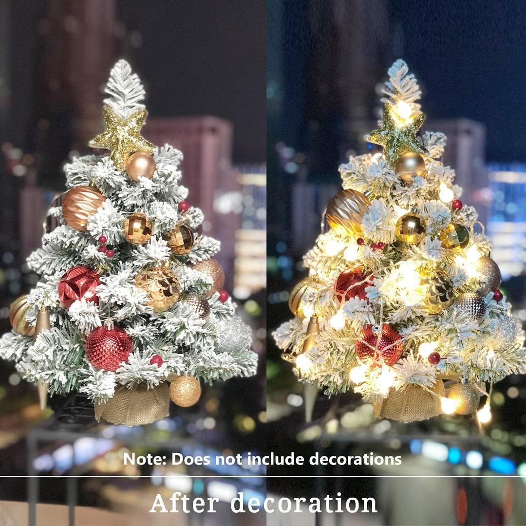 複数購入大歓迎✨クリスマスツリー 雪 フロック テーブルトップ デスクトッ