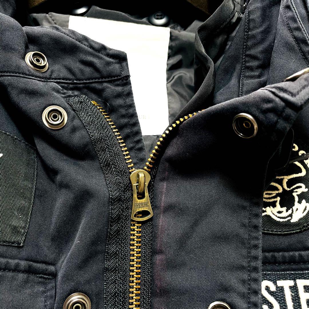 ꧁美 品꧂ ヒステリックグラマー ウッドストックコラボジャケット　M-65 黒