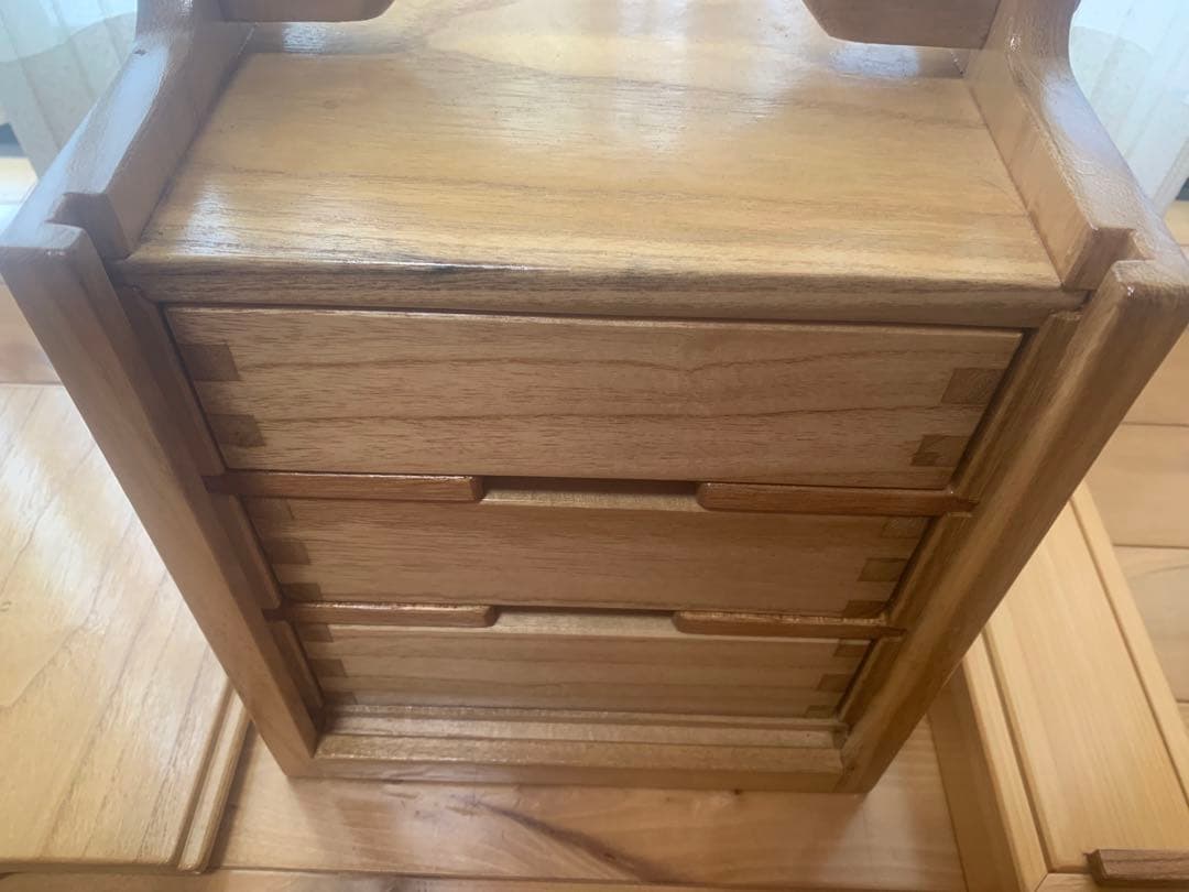 ✨桐✨オカモチ、お針箱、小物収納箱＊箸箱付【MUKU】職人作品一点物