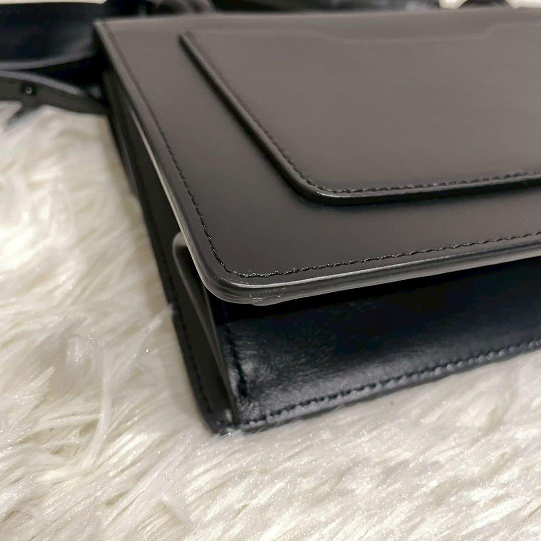 Off-White ジットニー 2way ハンドバッグ ショルダーバッグ 黒