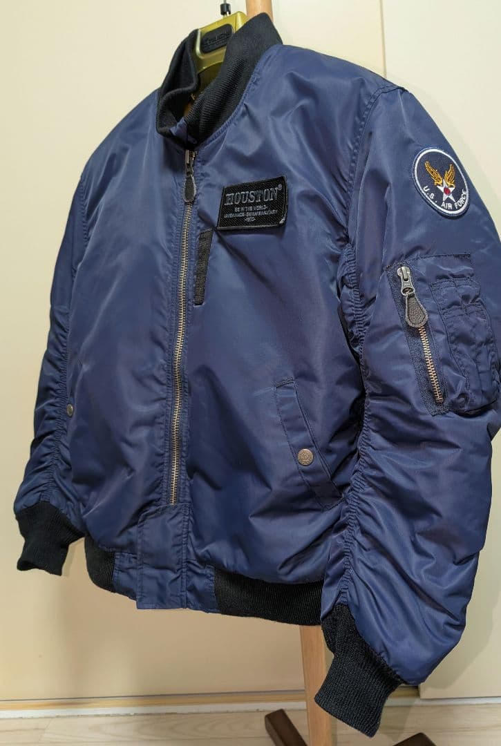 ヒューストン✨HTVA2211W✨MA-1ウインタージャケット ✨超美品✨XL
