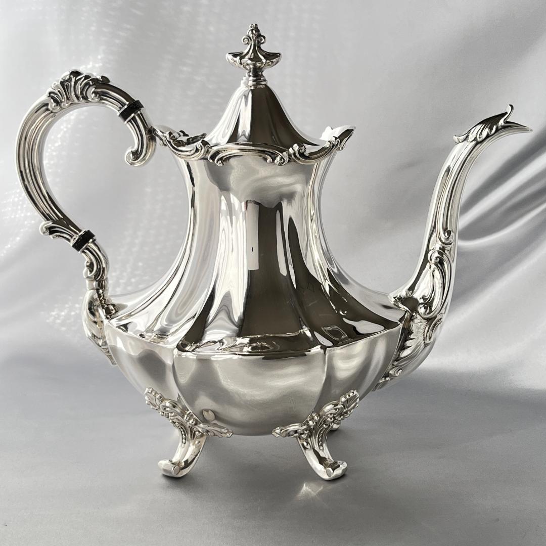 【Reed & Barton】Victorian ティーサービス 4点　優美！！