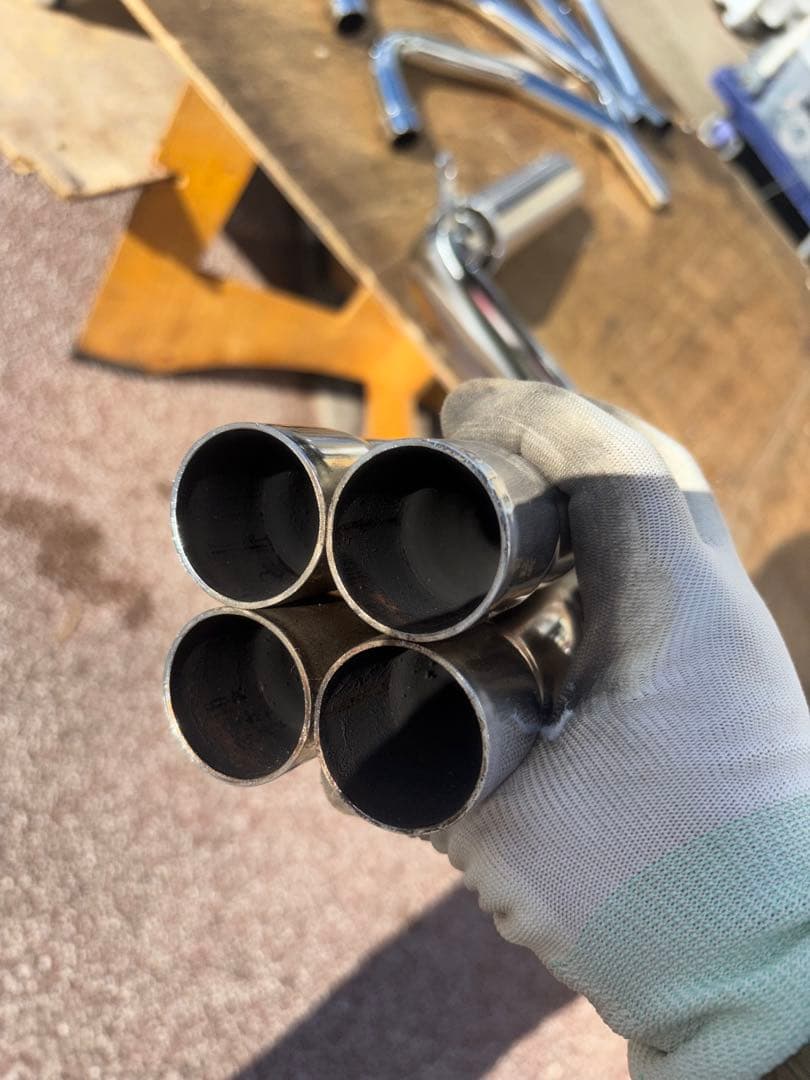 のんちゃん　CBX400F RPM マフラー　67Racing