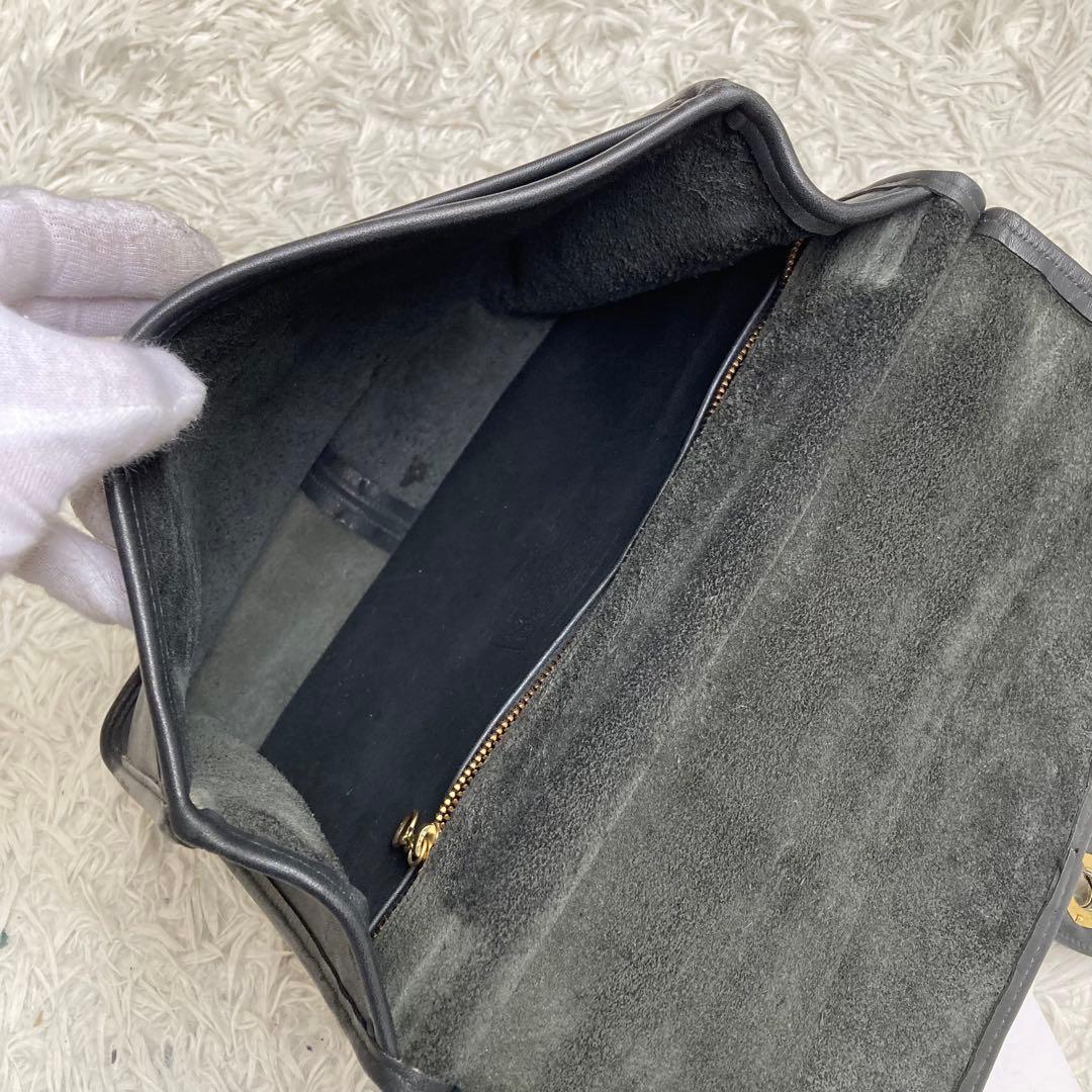 美品 vintage coach old archive ウィリス 黒 ブラック