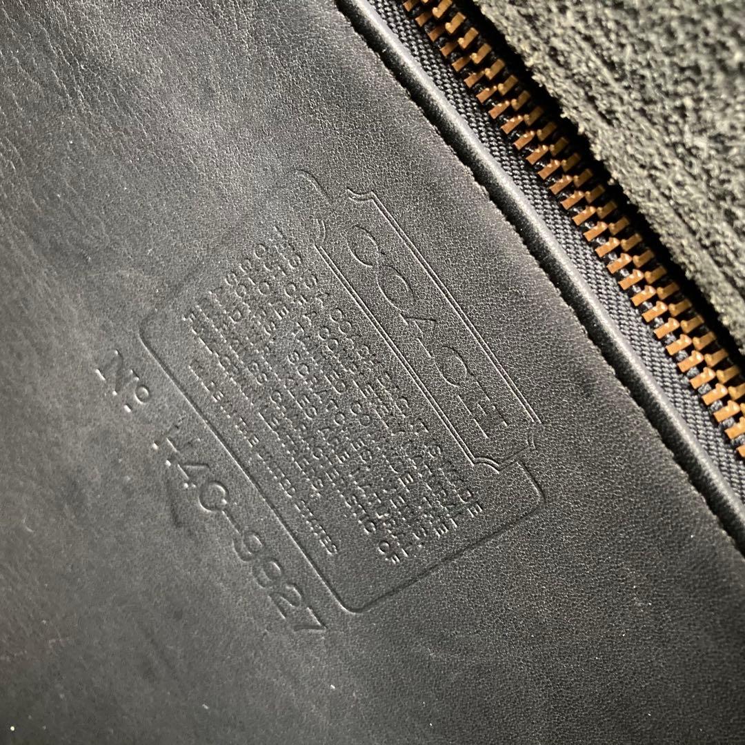 美品 vintage coach old archive ウィリス 黒 ブラック