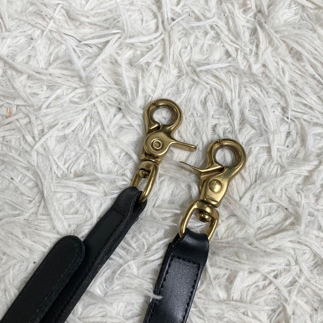 美品 vintage coach old archive ウィリス 黒 ブラック