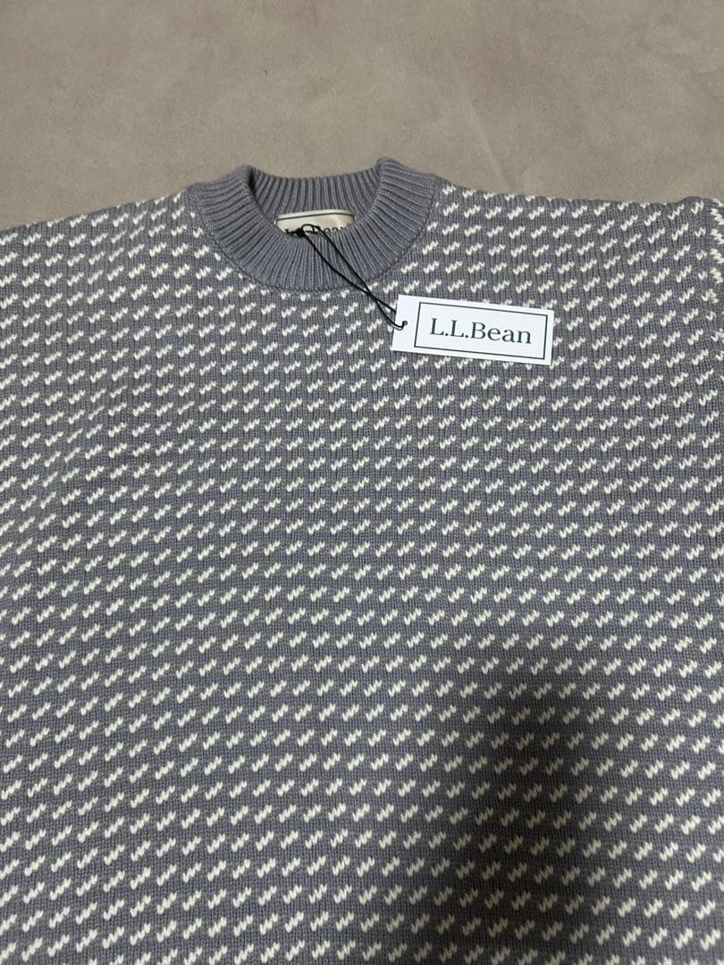 L.L.Bean バーズアイニット グレー M