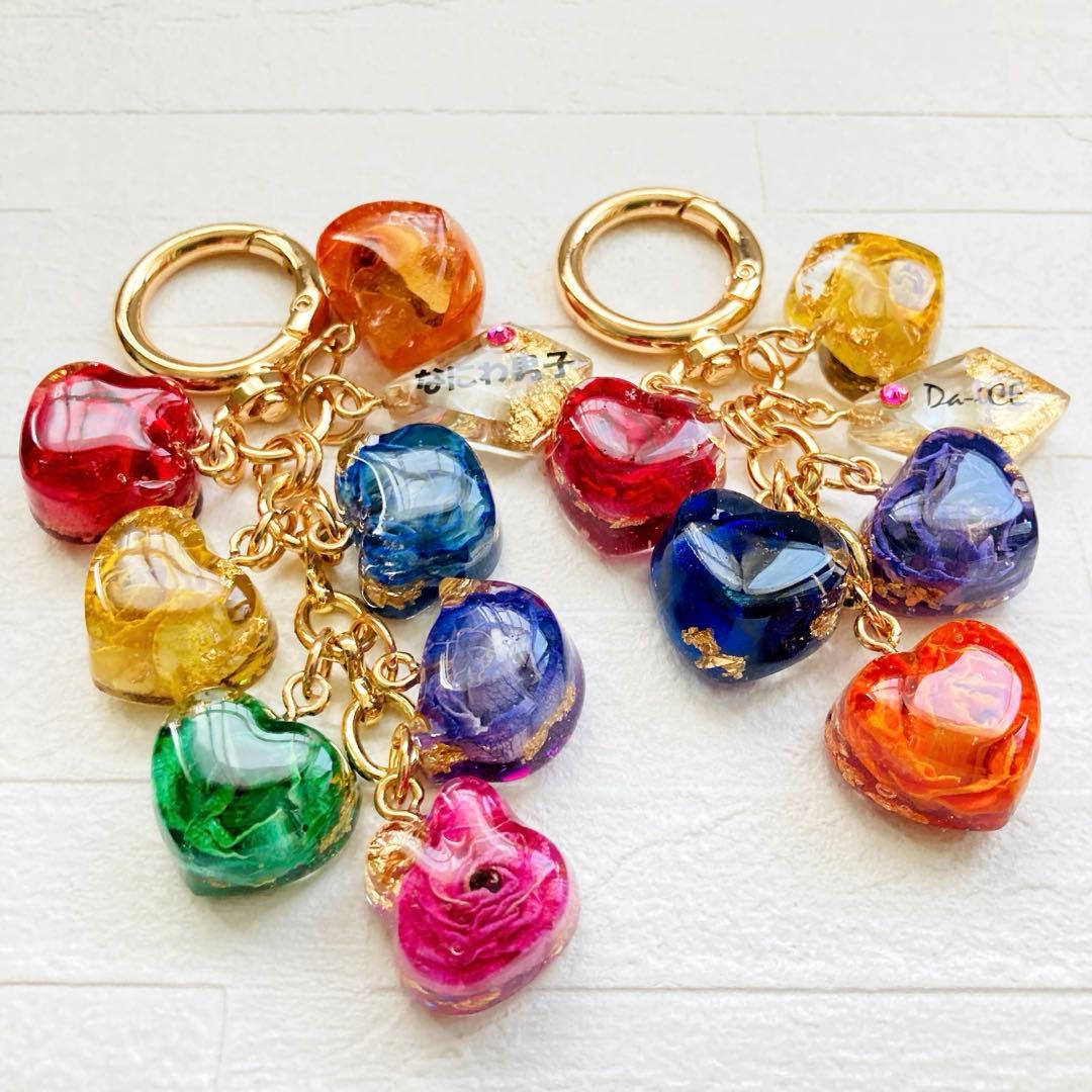 ひなページ　名入れチャーム　レジンキーホルダー　23点