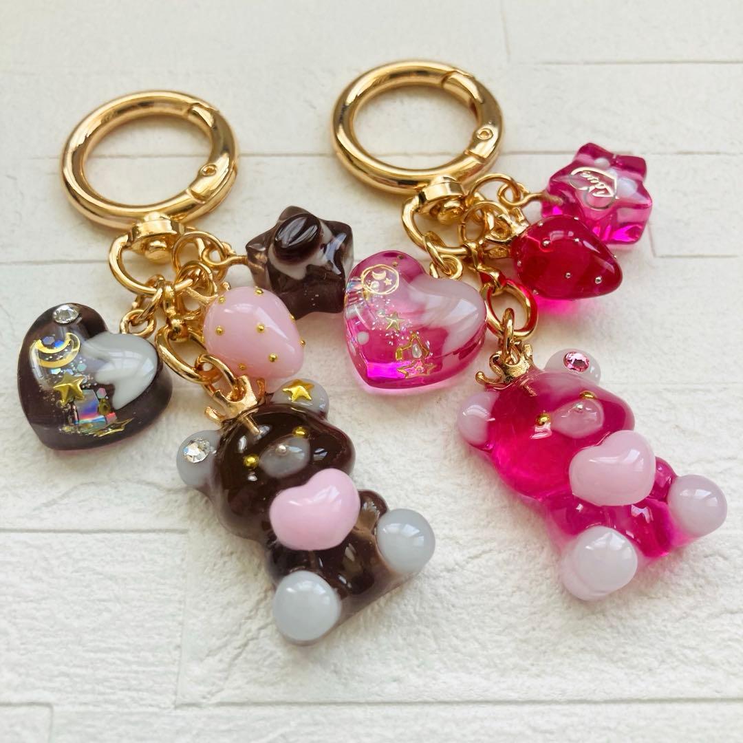 ひなページ　名入れチャーム　レジンキーホルダー　23点