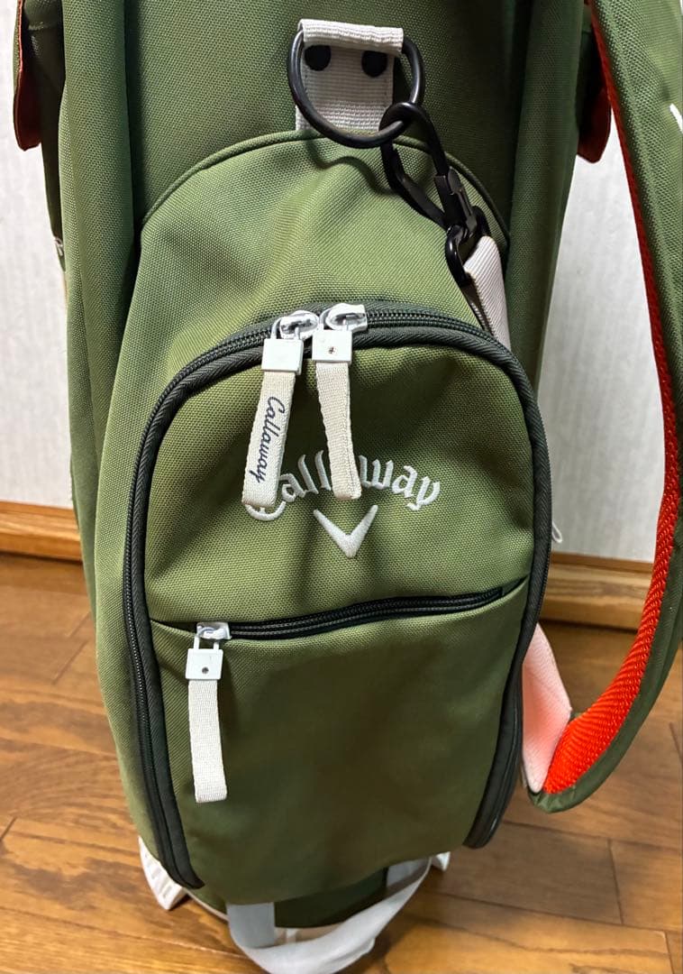 【美品処分】Callaway キャディバッグ オリーブグリーン