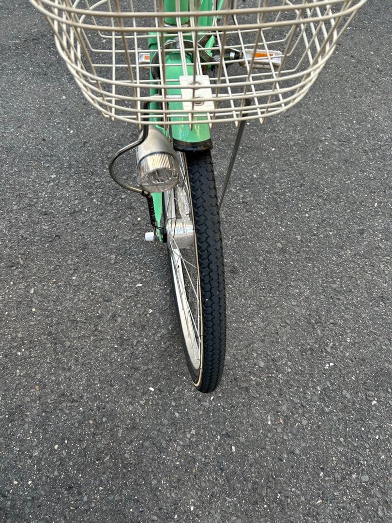 ミントグリーン ジュニアシティサイクル 24インチ