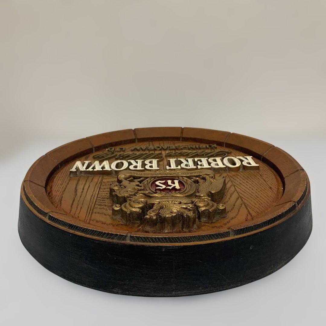 キリン シーグラム ROBERT BROWN ヴィンテージ バレルヘッドサイン