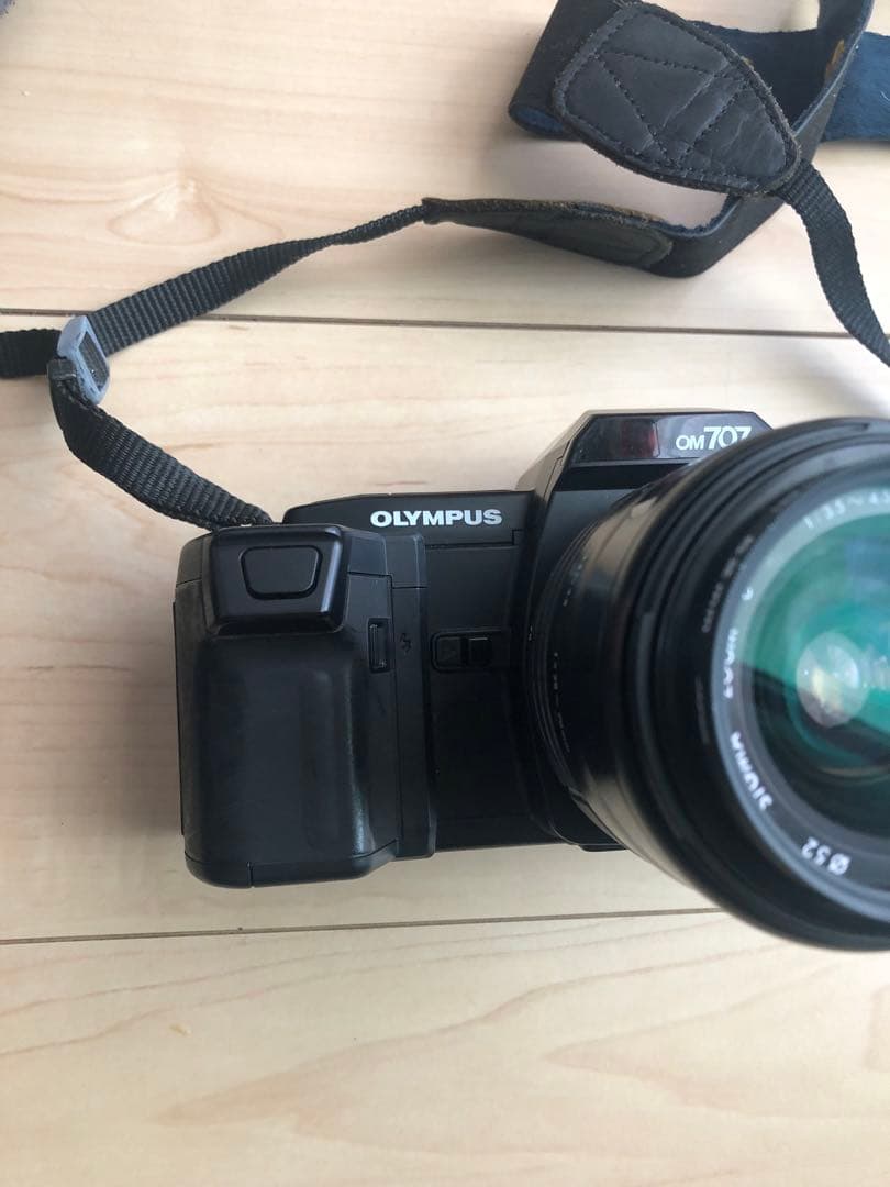 OLYMPUS OM707 望遠レンズ200付き