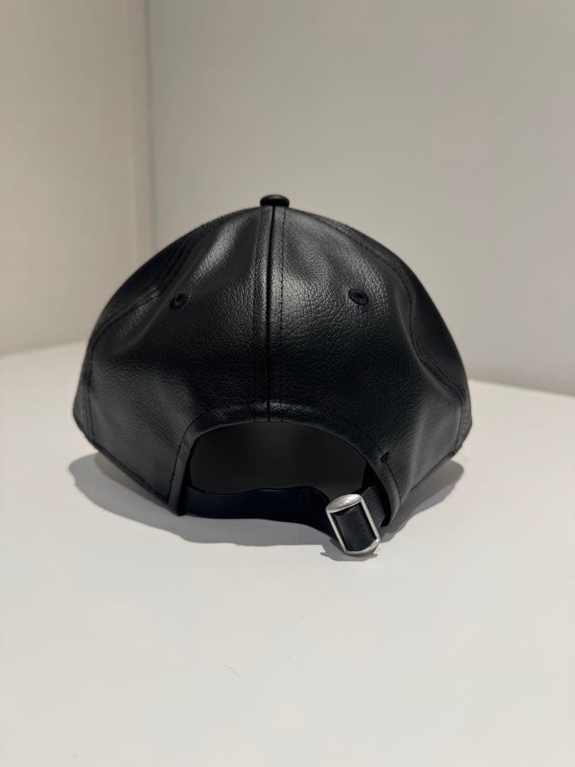 THECAP別注ブラックレザーキャップ ヤンキース 9FORTY ニューエラ