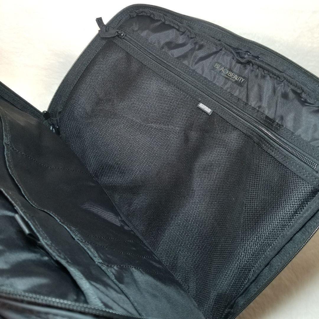 美品　ヘッドポーター　2way ブリーフケース　ブラックビューティー　2層式