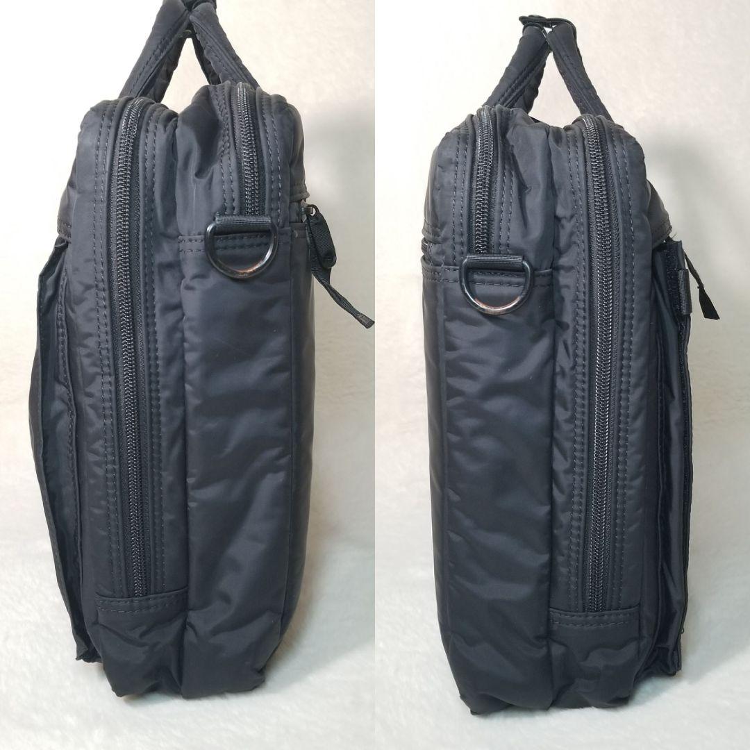 美品　ヘッドポーター　2way ブリーフケース　ブラックビューティー　2層式