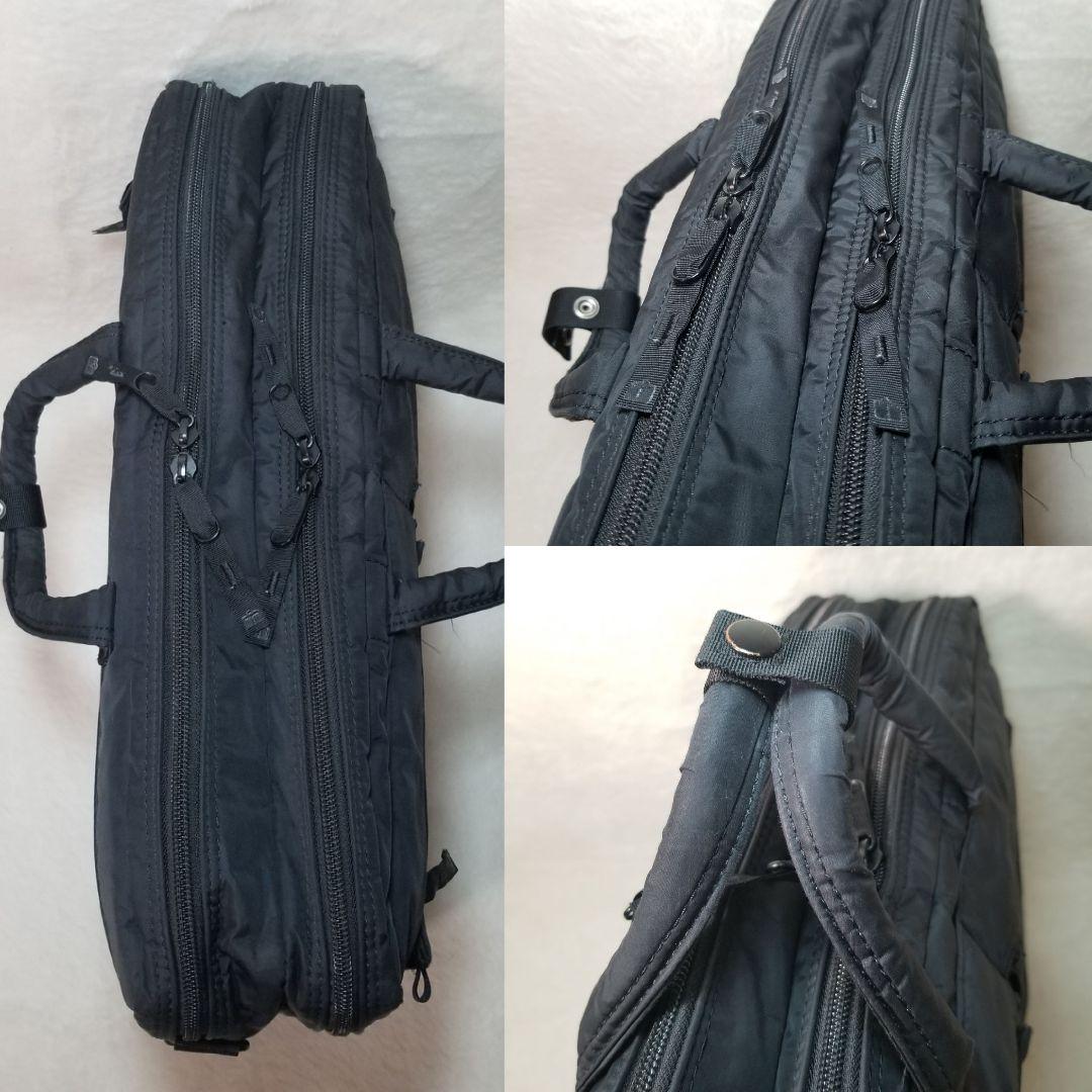 美品　ヘッドポーター　2way ブリーフケース　ブラックビューティー　2層式