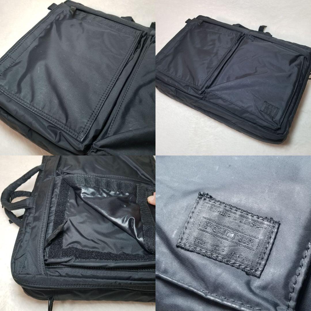 美品　ヘッドポーター　2way ブリーフケース　ブラックビューティー　2層式