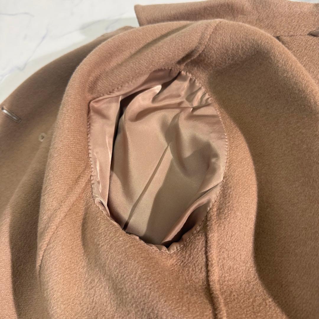 極美品　Max Mara クチートアマーノ　アンゴラコート　キャメル