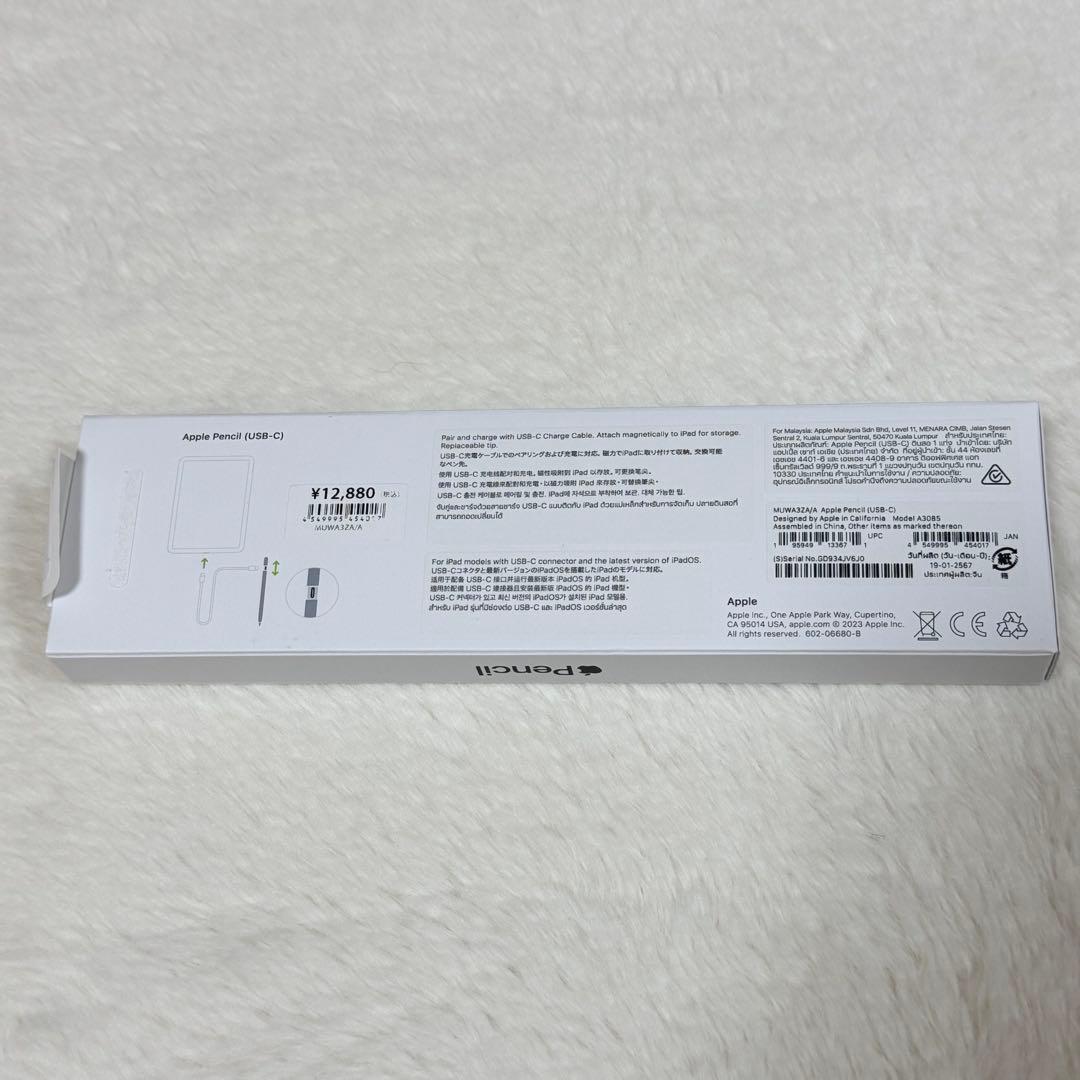 アップルペンシル　Apple Pencil (USB-C)