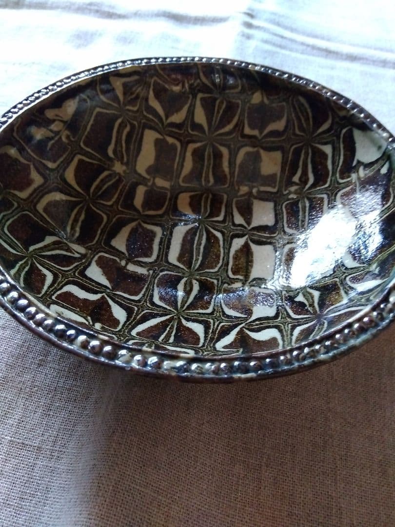 掛谷康樹さん　器3点セット　惣堂窯　練り込み皿　作家　練上げ