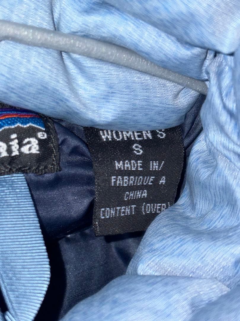 Patagonia ダウン　ジャケット　水色　ライトブルー　00s
