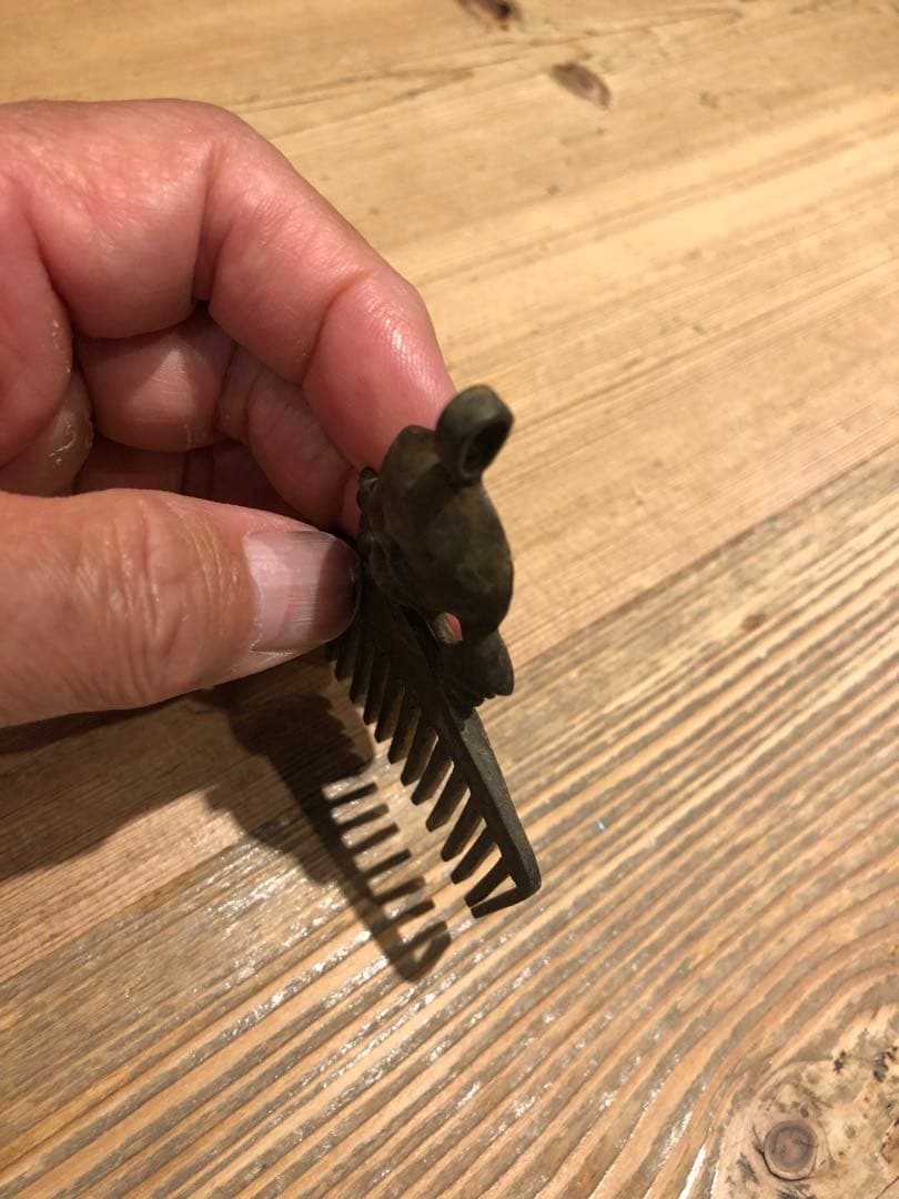 ビンテージ　スカル　髑髏　骸骨　トレンチアート　インダストリアル　アンティーク