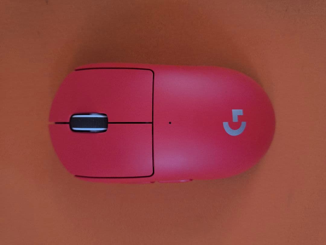 Logicool G prox SUPERLIGHT レッド マウス 本体