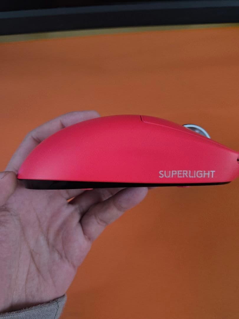 Logicool G prox SUPERLIGHT レッド マウス 本体