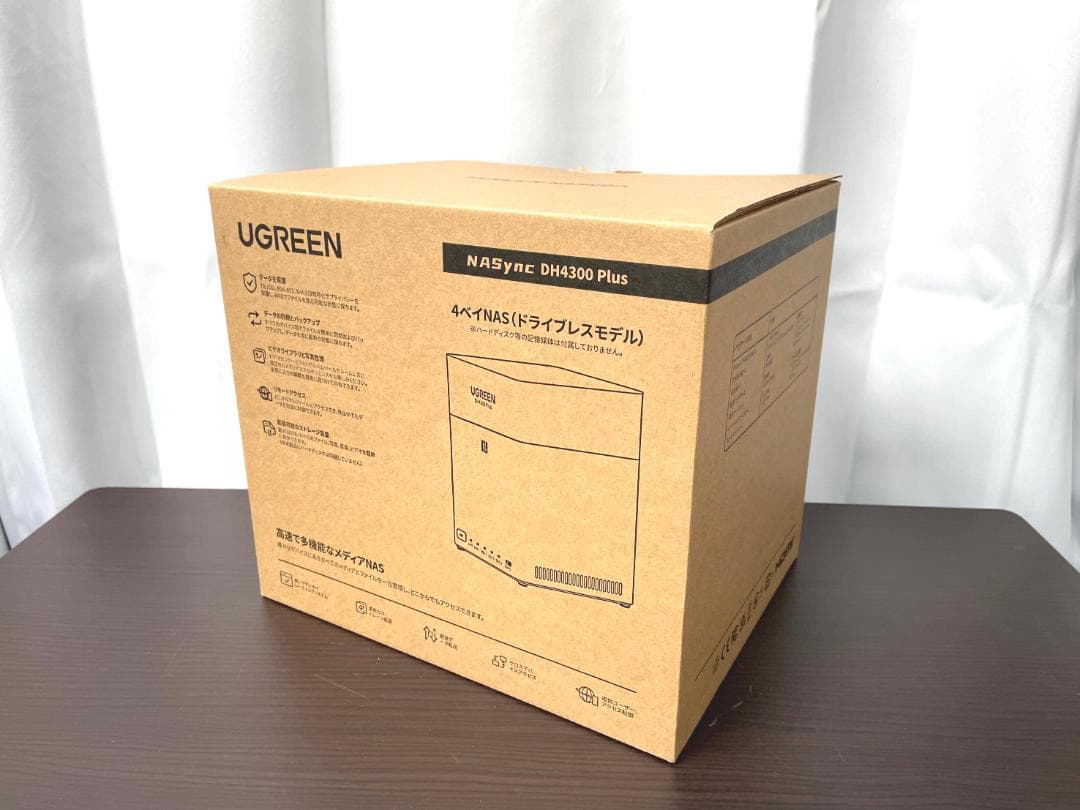 使用短め UGREEN NAS DH4300 Plus