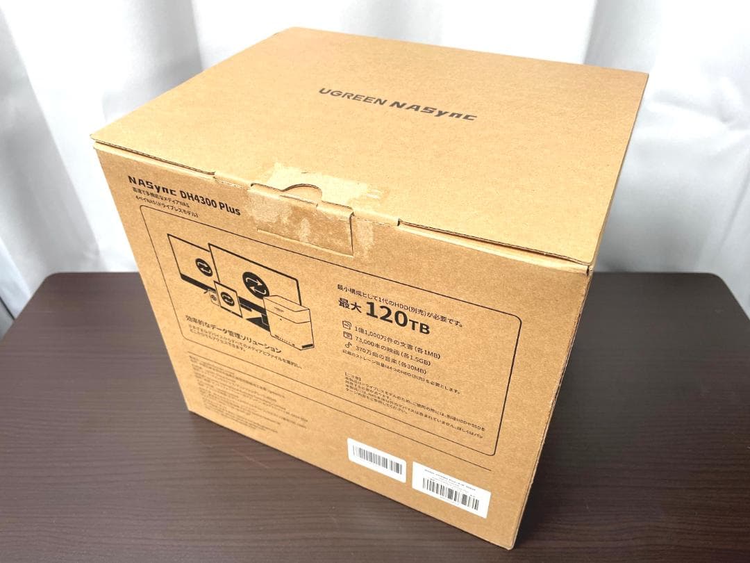 使用短め UGREEN NAS DH4300 Plus
