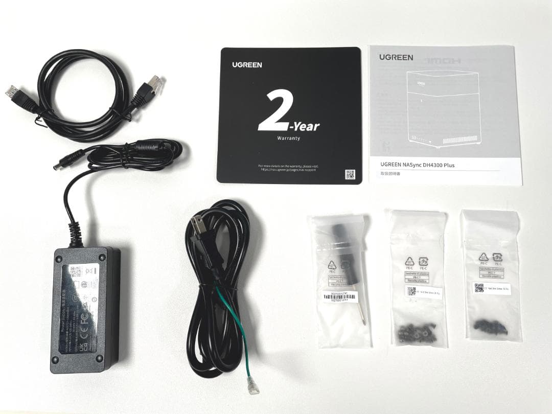 使用短め UGREEN NAS DH4300 Plus