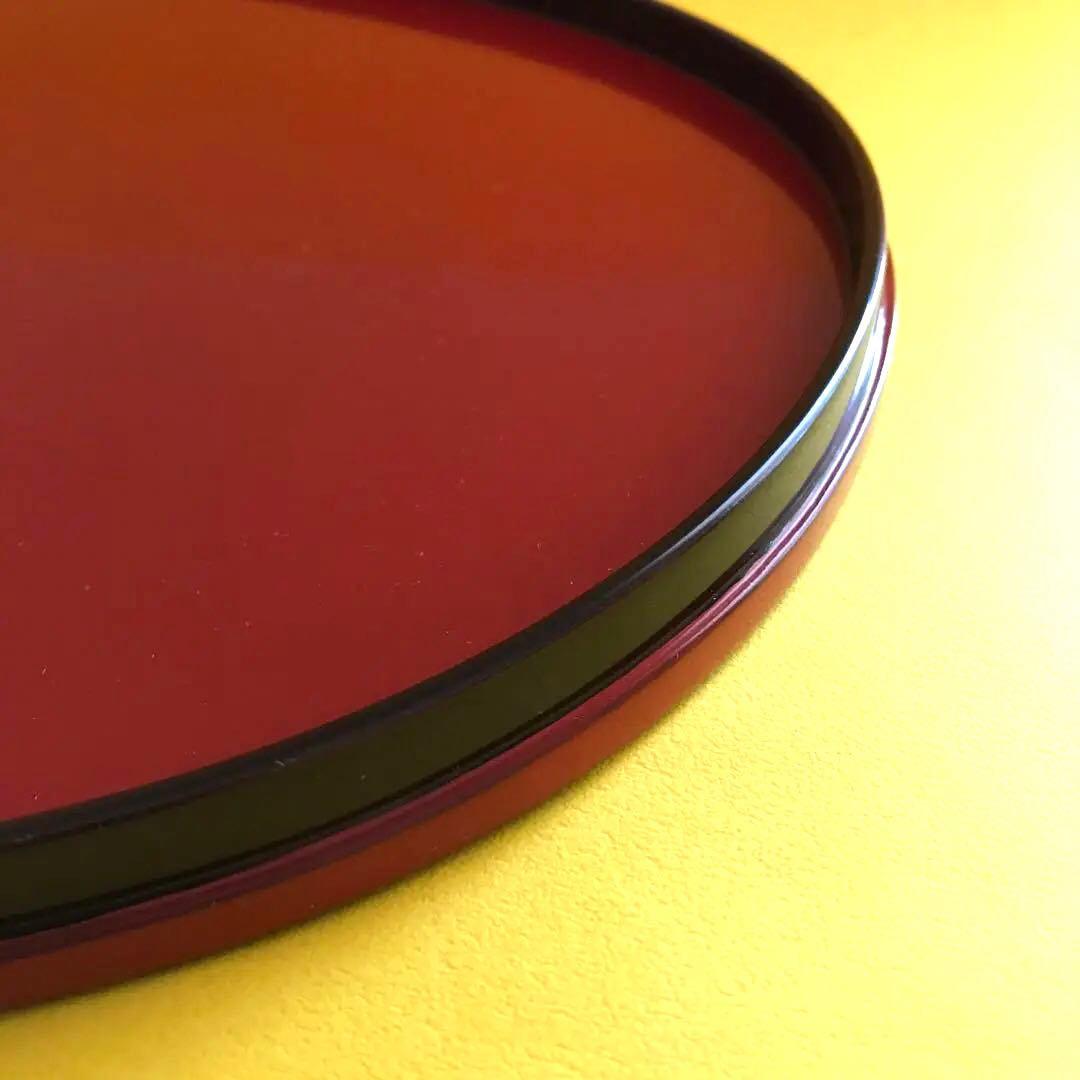 輪島朱帯黒うるみ塗り膳　茶道具