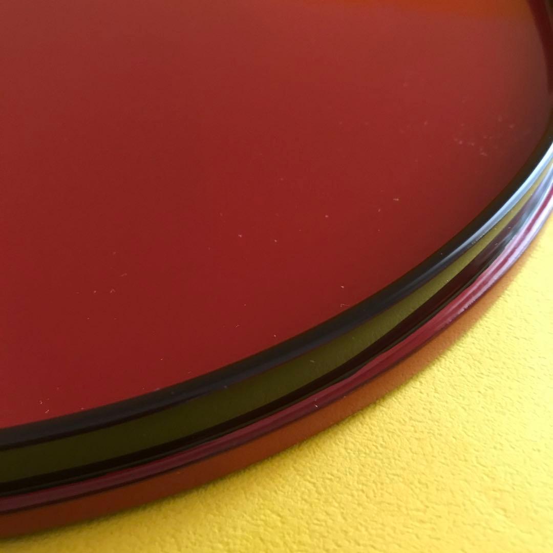 輪島朱帯黒うるみ塗り膳　茶道具