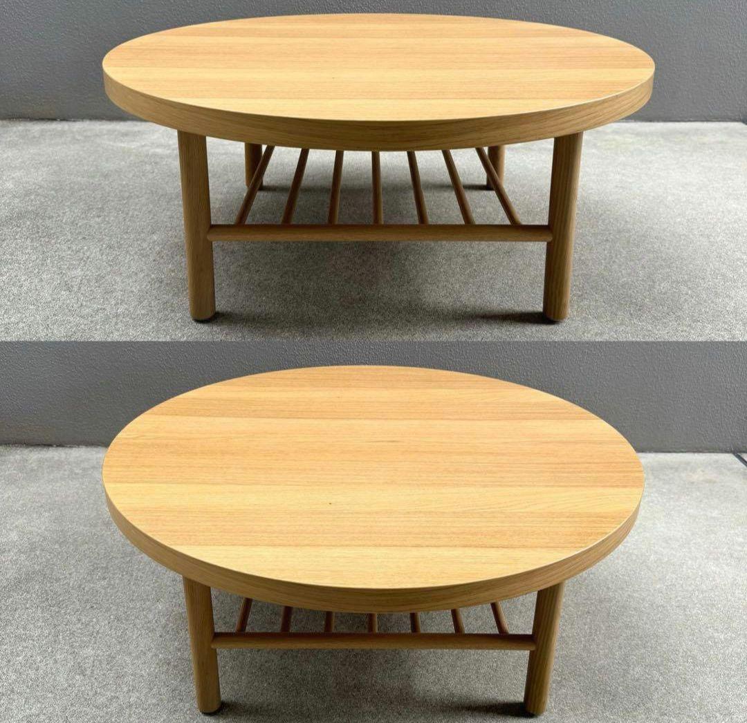 IKEAイケア北欧風センターテーブル円形丸型ちゃぶ台