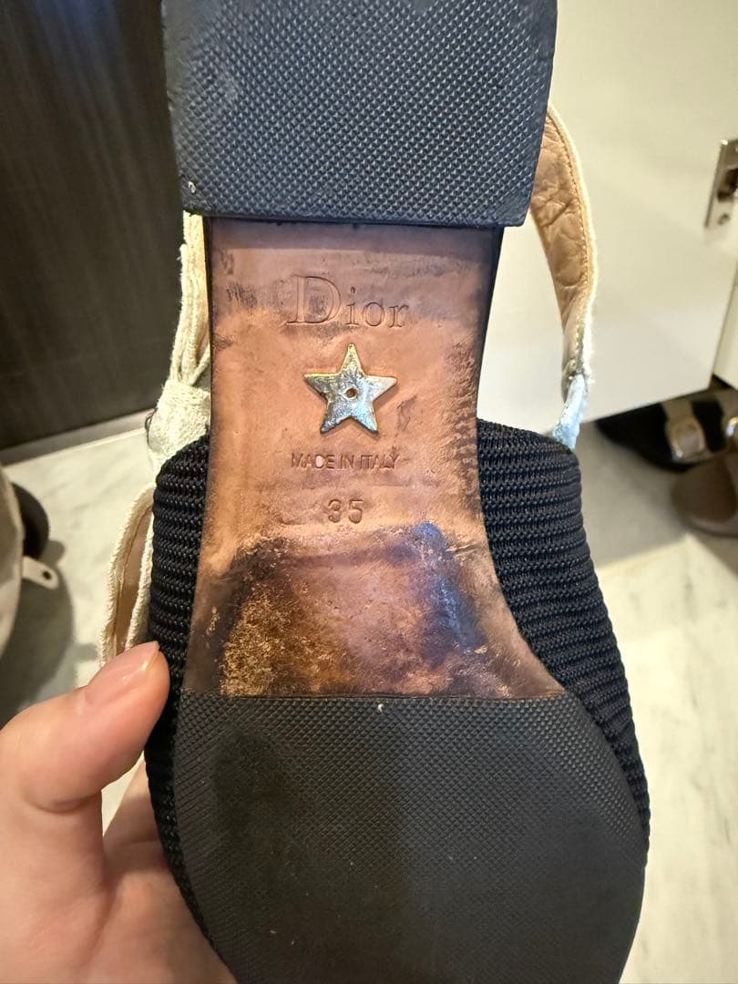 ディオール　スリングバック　35サイズ