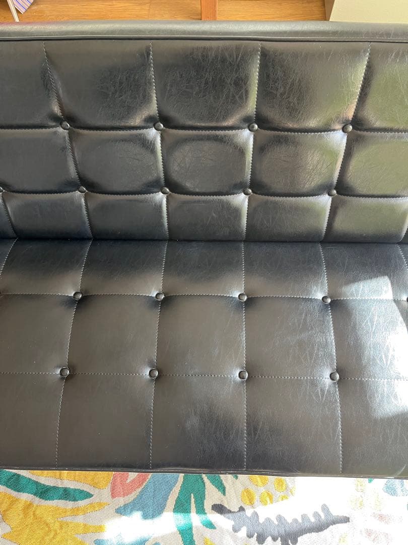 カリモク60 Kチェア 2シーター ウォールナット ブラック