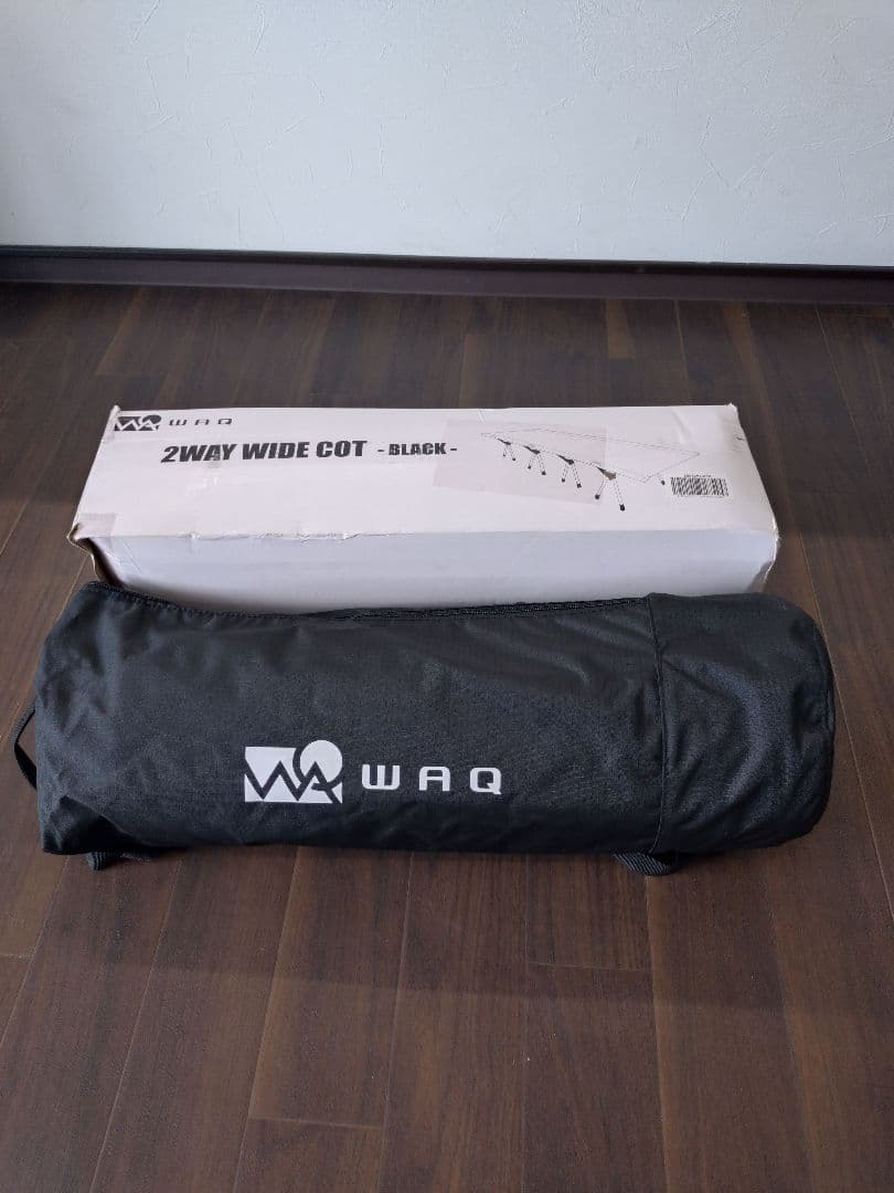 WAQ 2WAY WIDE COT ブラック