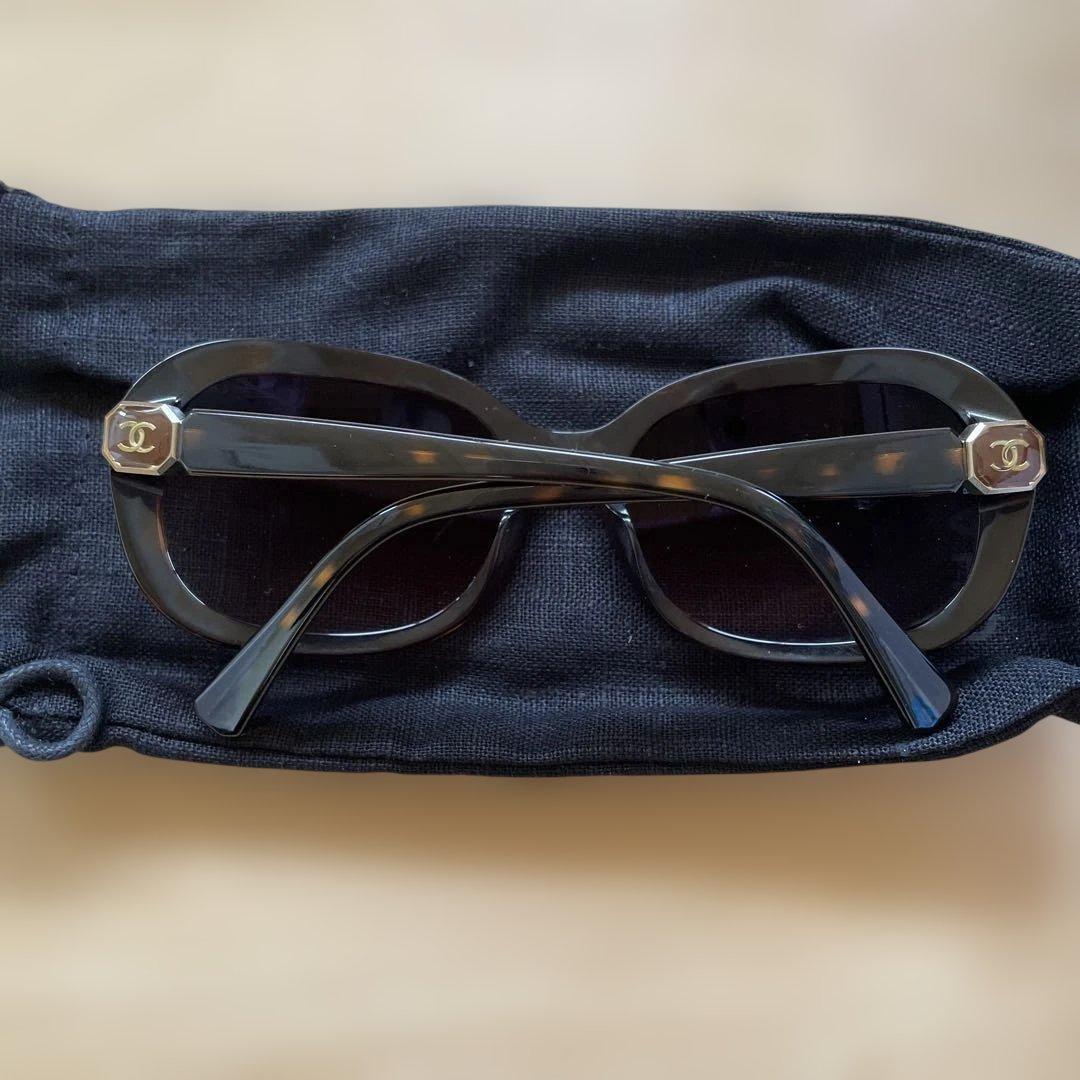 CHANEL オーバーサイズサングラス ブラック