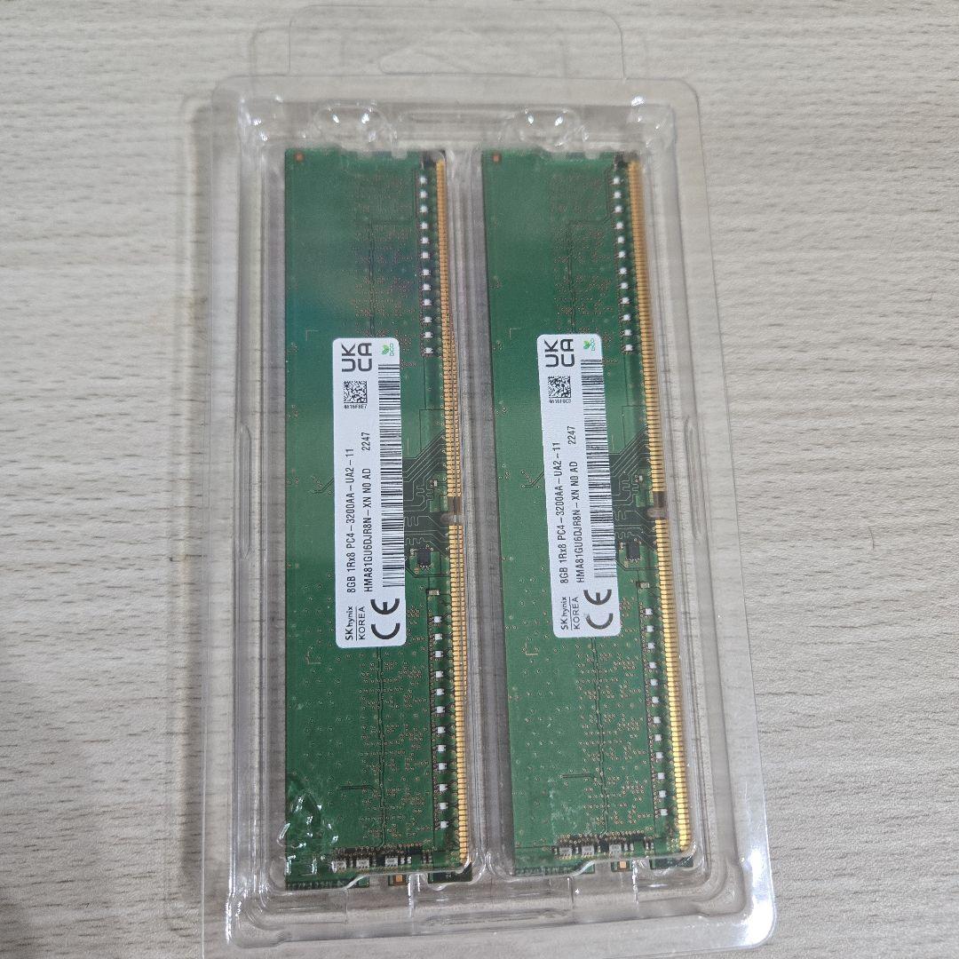 DDR4 16GB (2x8GB) メモリ