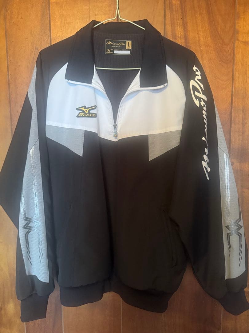 Mizuno Pro ジャケット Lサイズ ブラック/グレー