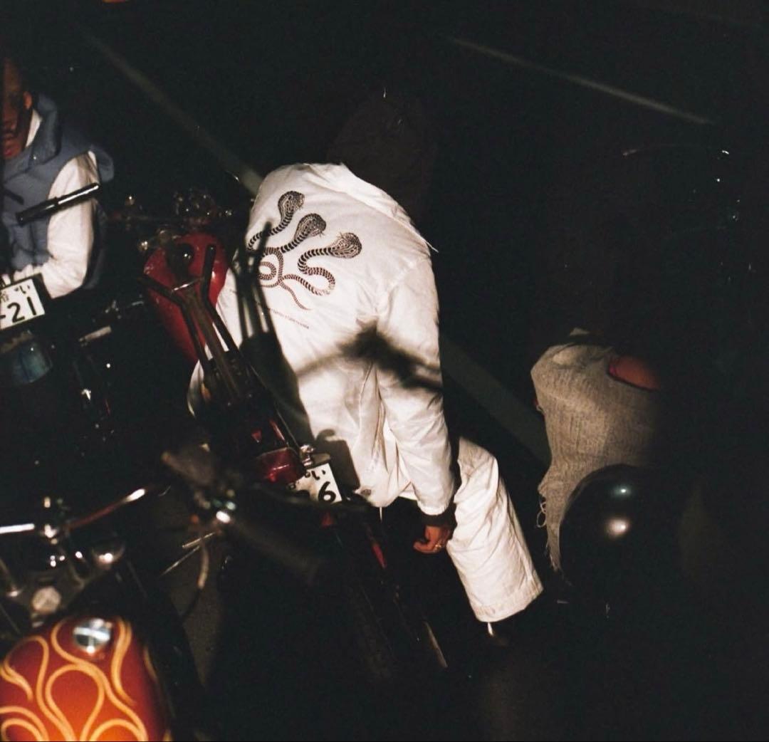 tattoostudioyamada コーチジャケット ホワイト M