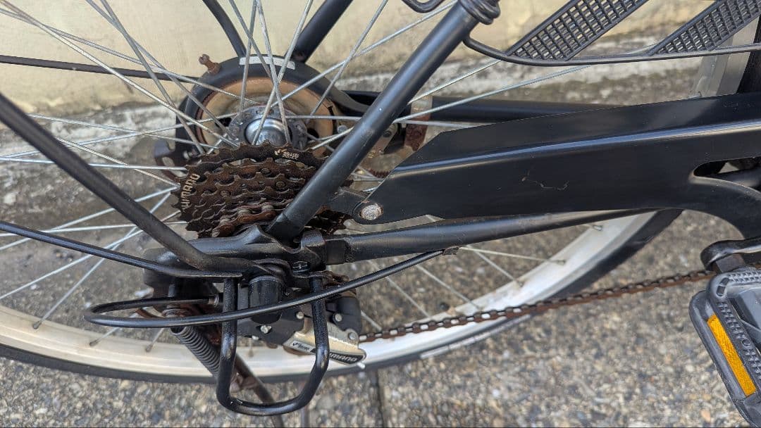 引き取り限定　東京　ブリヂストン BAA認証 ブラック 外速６段ギアオートライト