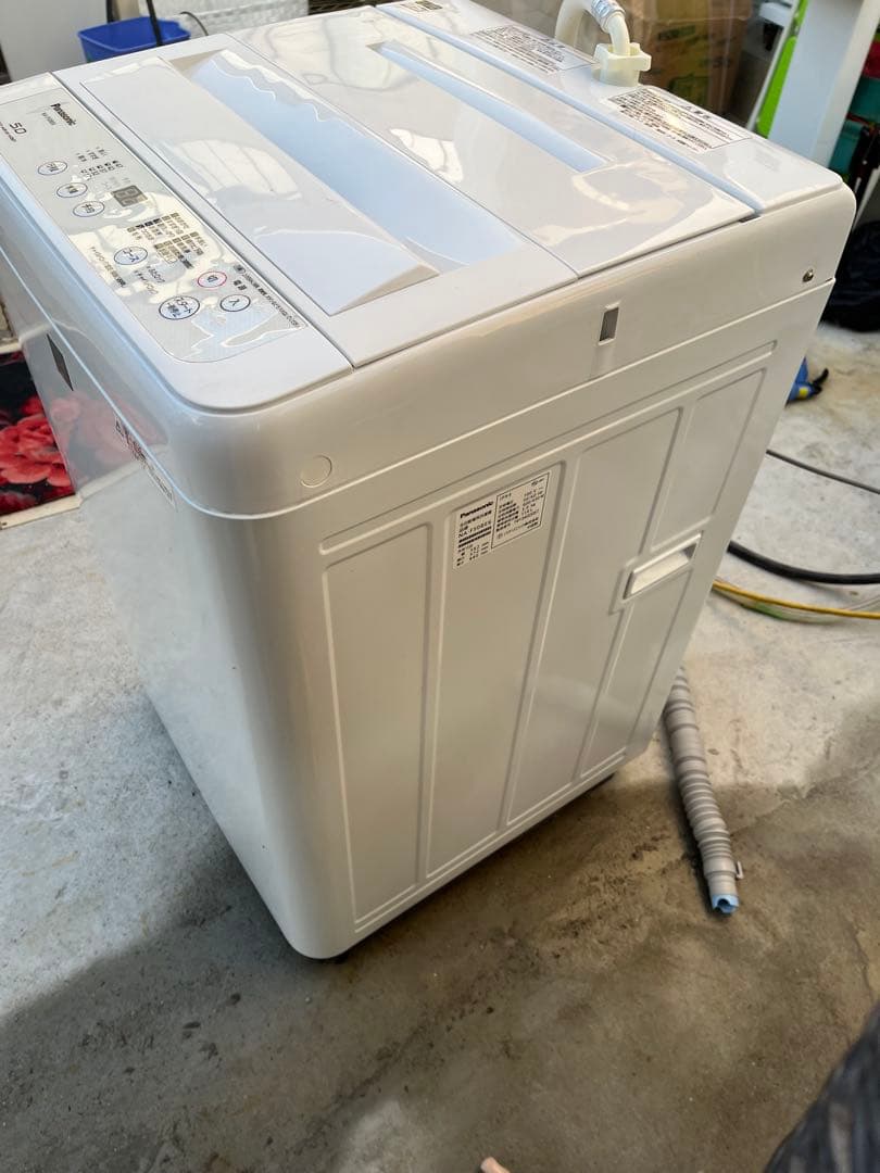 引き取り限定　パナソニックの全自動電気洗濯機「NA-F50BE6」